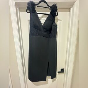 Black cocktail dress
